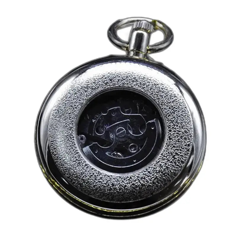 Betoverend vlinderzakhorloge met zichtbaar zilveren mechanisme