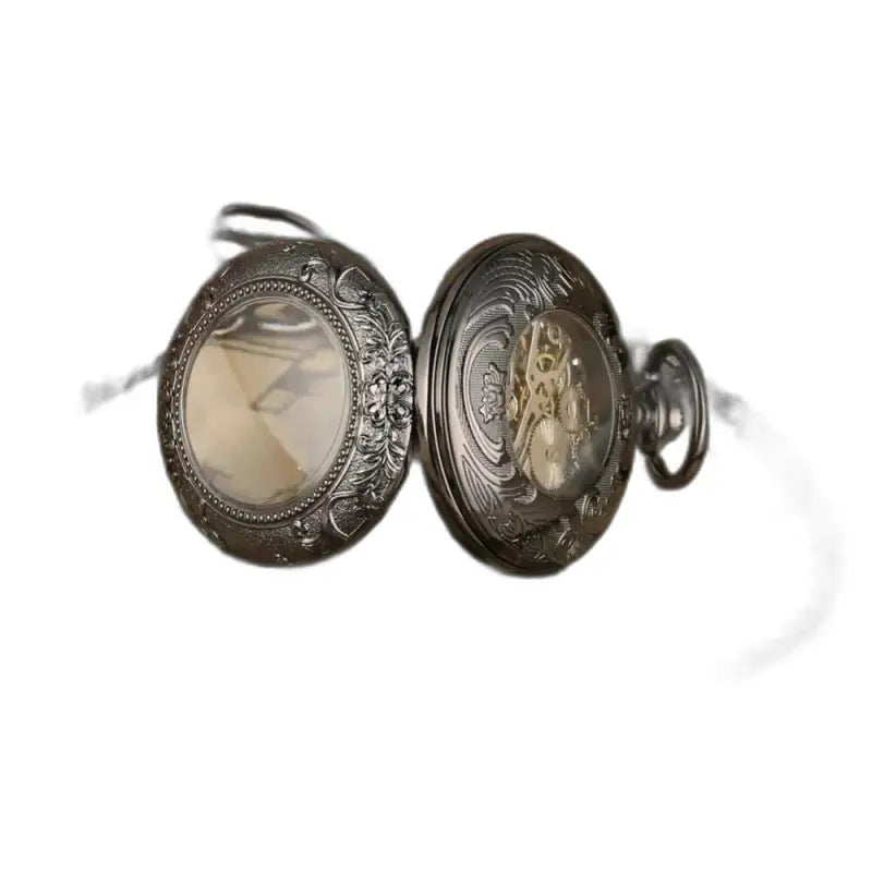 Regalcrown modern mechanisch herenzakhorloge in elegant sierlijk zilver