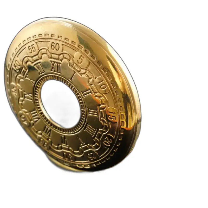 Gouden wijzerplaat met Romeinse cijfers van Moonlight luxe zakhorloge voor heren