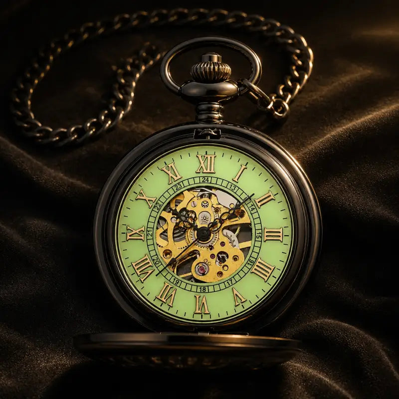 Lichtgevend mechanisch dameszakhorloge - Univers Gousset