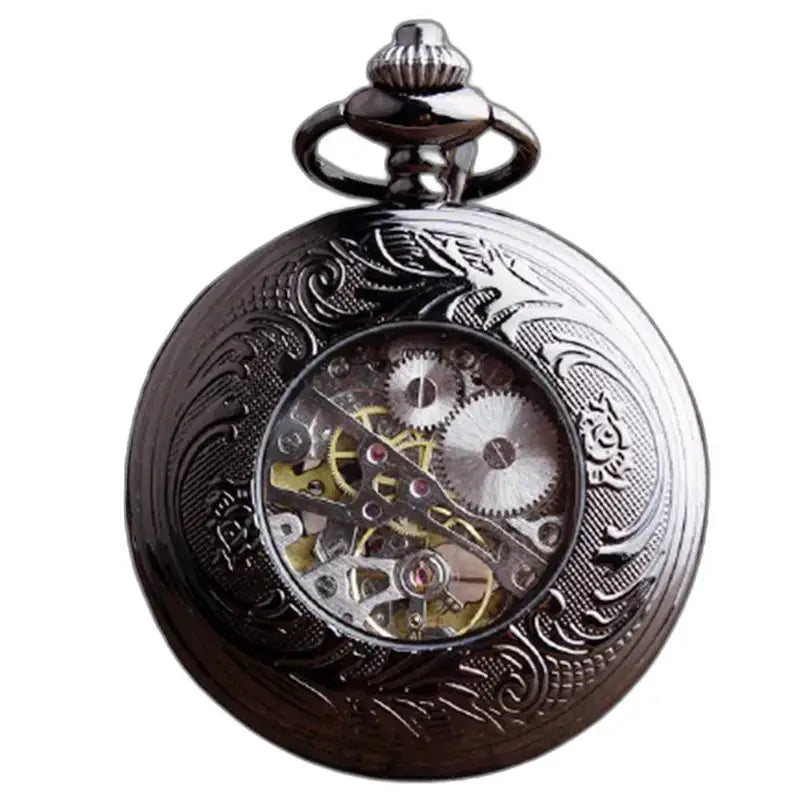 Sierlijk mechanisch zakhorloge Onion Luxe mechanisch zakhorloge met handmatige opwinding