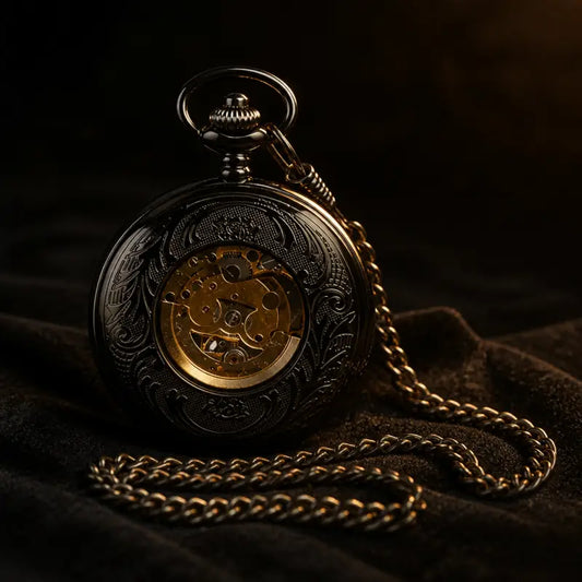 Mechanisch Demi-hunter-zakhorloge voor heren - Univers Gousset