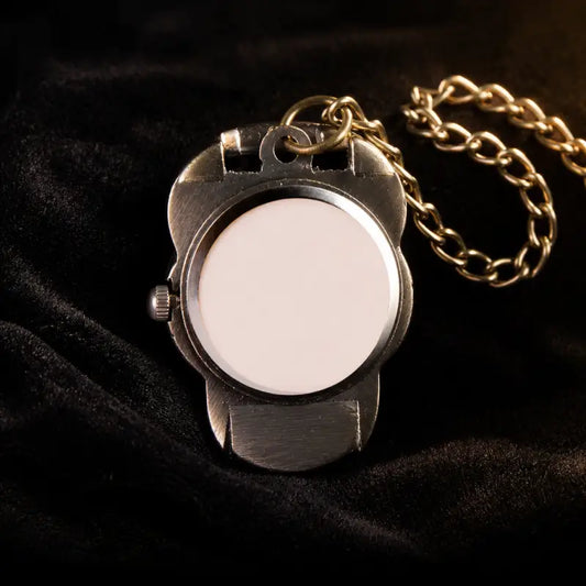 Gotisch schedelkwartszakhorloge voor heren - Univers Gousset