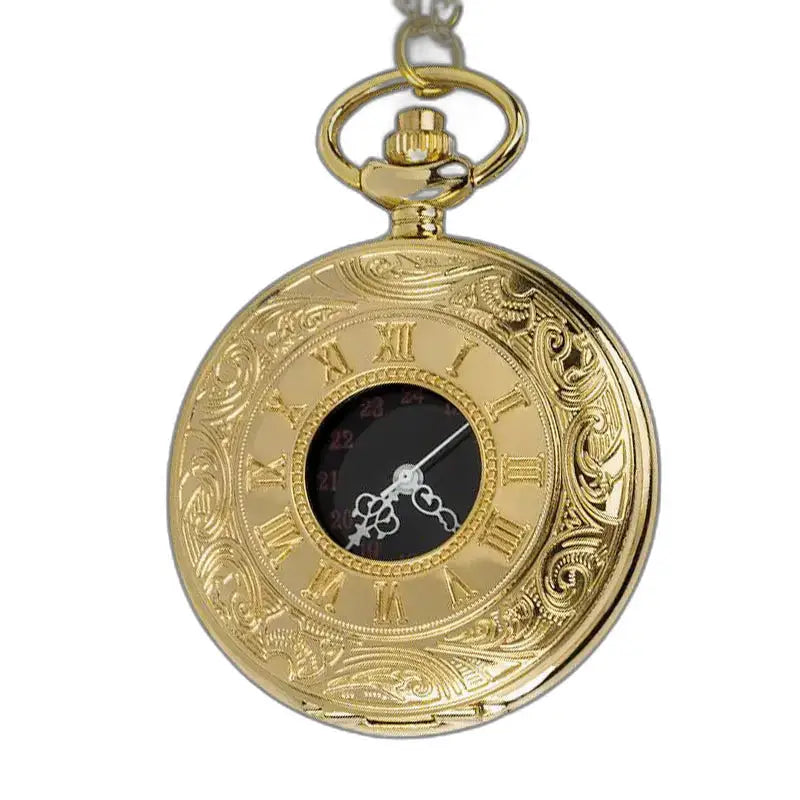 Antiek luxe gouden zakhorloge met elegante Romeinse cijfers