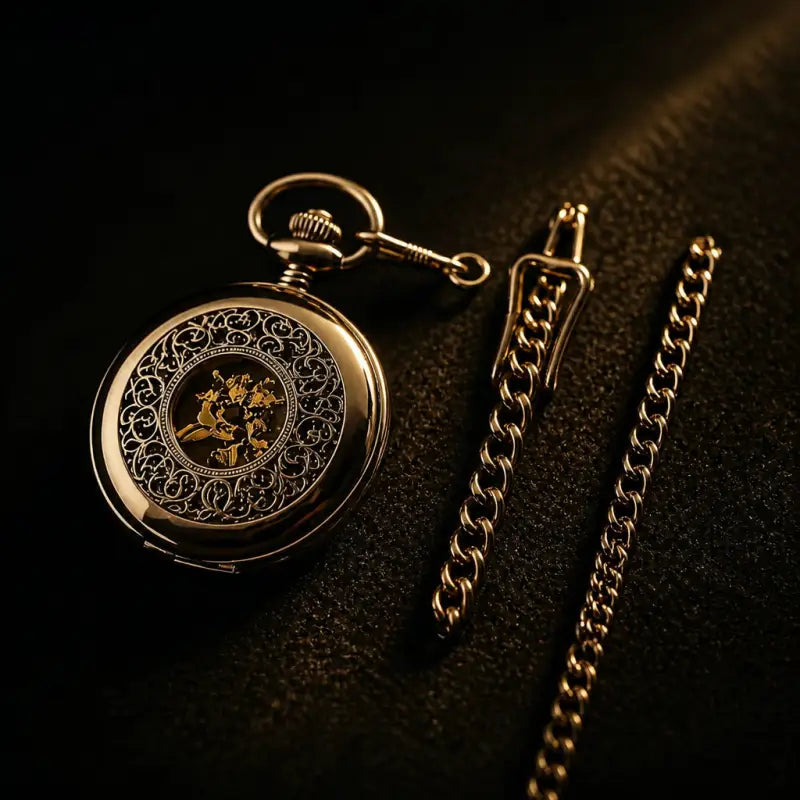 Gebeiteld mechanisch herenzakhorloge - Univers Gousset