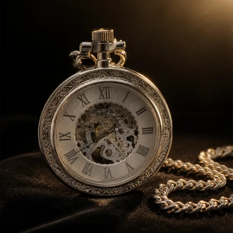 Vintage mechanisch zakhorloge voor heren - Univers Gousset