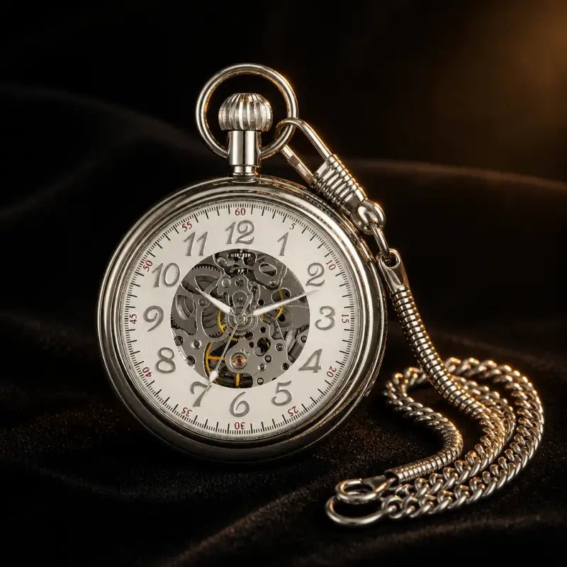 Automatisch zakhorloge met open wijzerplaat - Univers Gousset