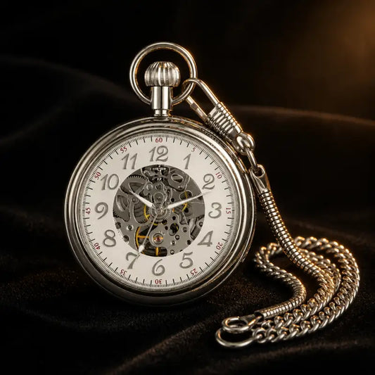 Automatisch zakhorloge met open wijzerplaat - Univers Gousset