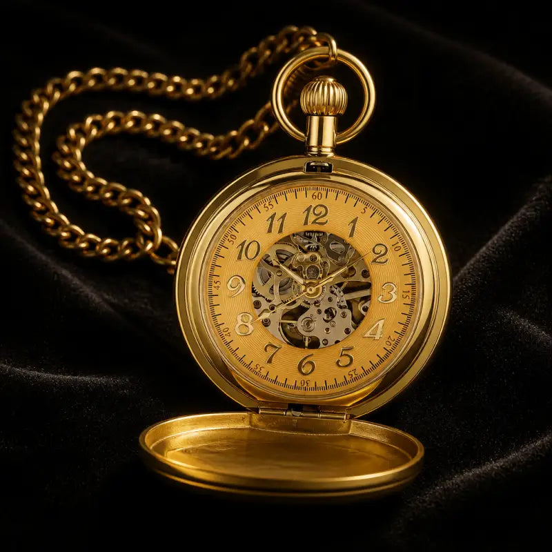 Dubbel Hunter automatisch zakhorloge - Univers Gousset