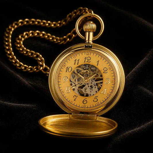 Dubbel Hunter automatisch zakhorloge - Univers Gousset