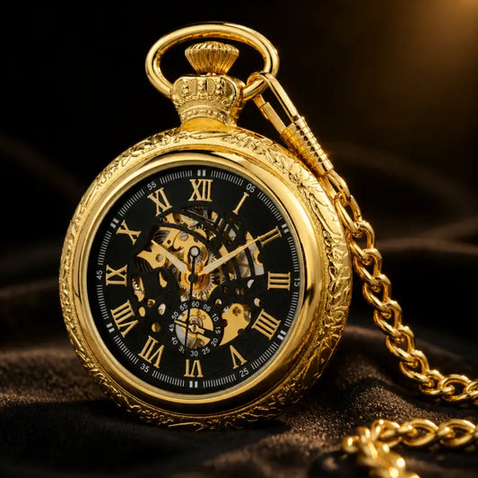 Mechanisch zakhorloge voor heren met open wijzerplaat - Univers Gousset