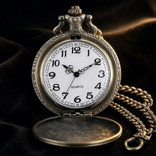 Vintage dames quartz zakhorloge ketting - Univers Gousset