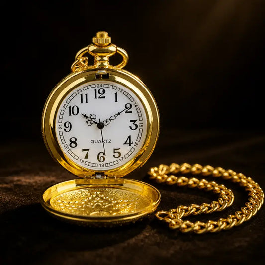 Quartz zakhorloge ketting elegante vrouw - Univers Gousset