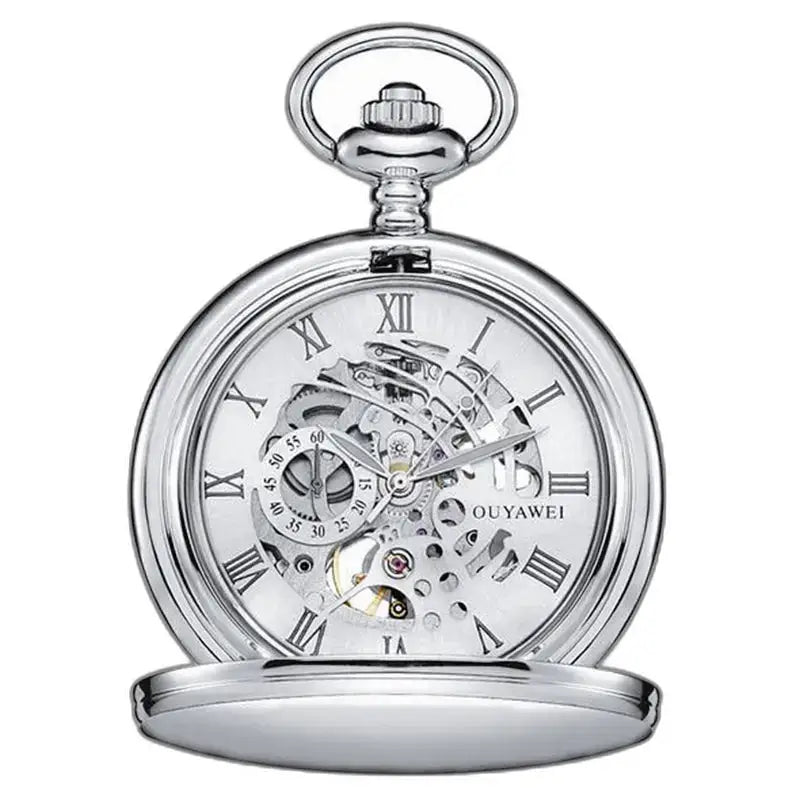 Fob Watch Complicatie Modern Chic Brons Goud met Zilver Fob Watch