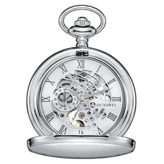 Fob Watch Complicatie Modern Chic Brons Goud met Zilver Fob Watch