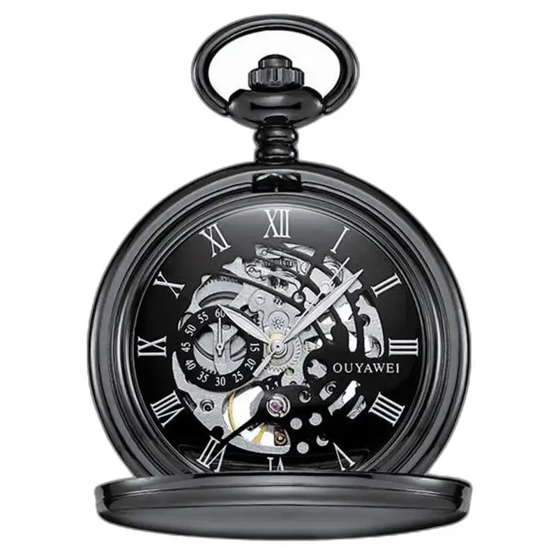 Fob Watch Complicatie Modern Chic Brons Goud met elegant zakhorloge