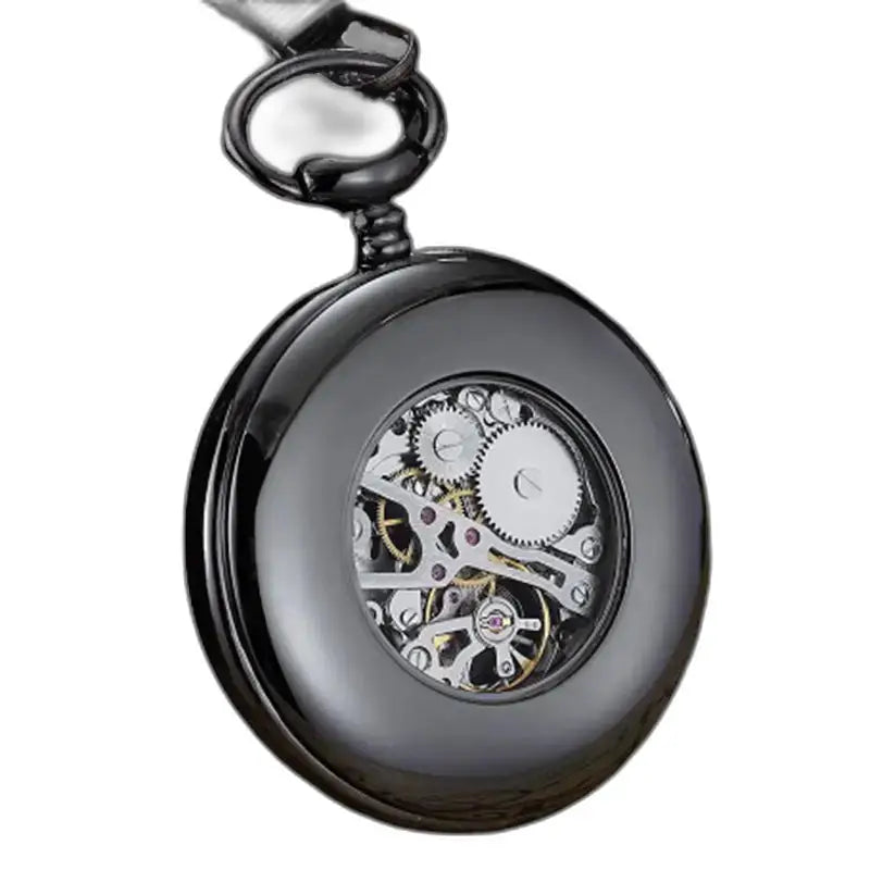 Fob Watch Complicatie Modern Chic Brons Goud met Zwart Fob Watch