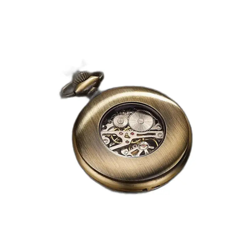 Zakhorloge Complicatie Modern Chic Brons Goud met zichtbaar mechanisme