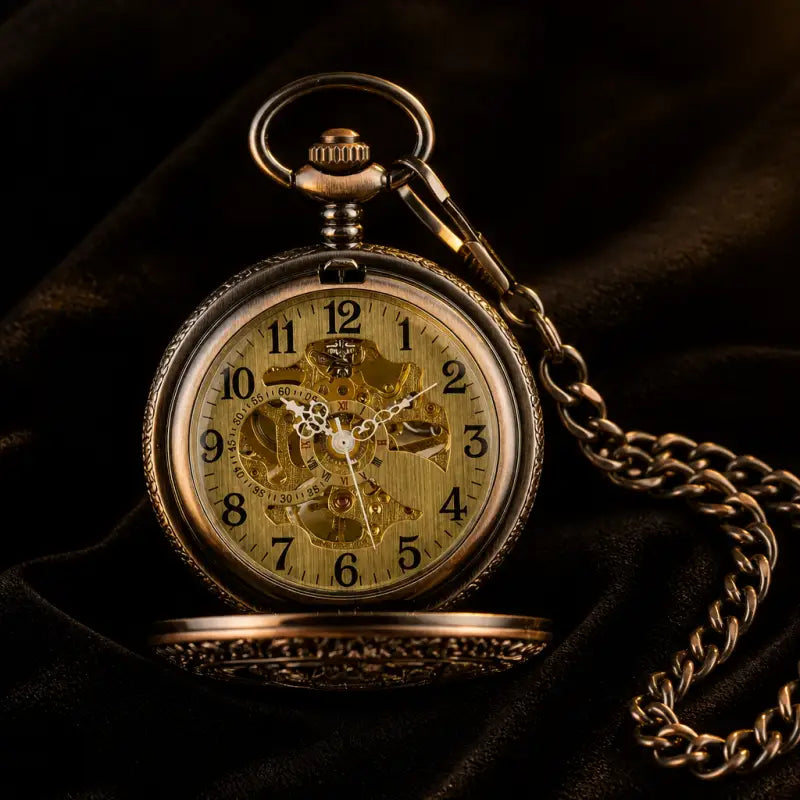 Steampunk skelet mechanisch zakhorloge - Univers Gousset