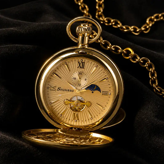 Double Hunter mechanisch herenzakhorloge - Univers Gousset