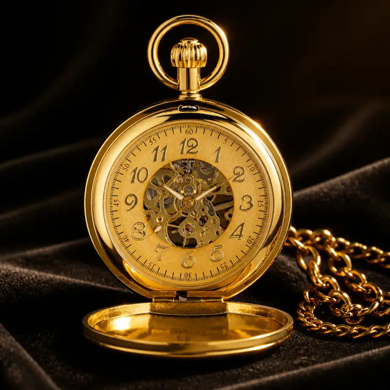 Double Hunter mechanisch herenzakhorloge - Univers Gousset