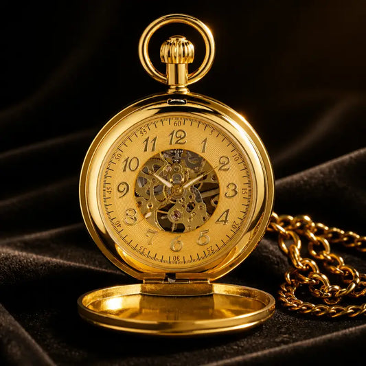 Double Hunter mechanisch herenzakhorloge - Univers Gousset