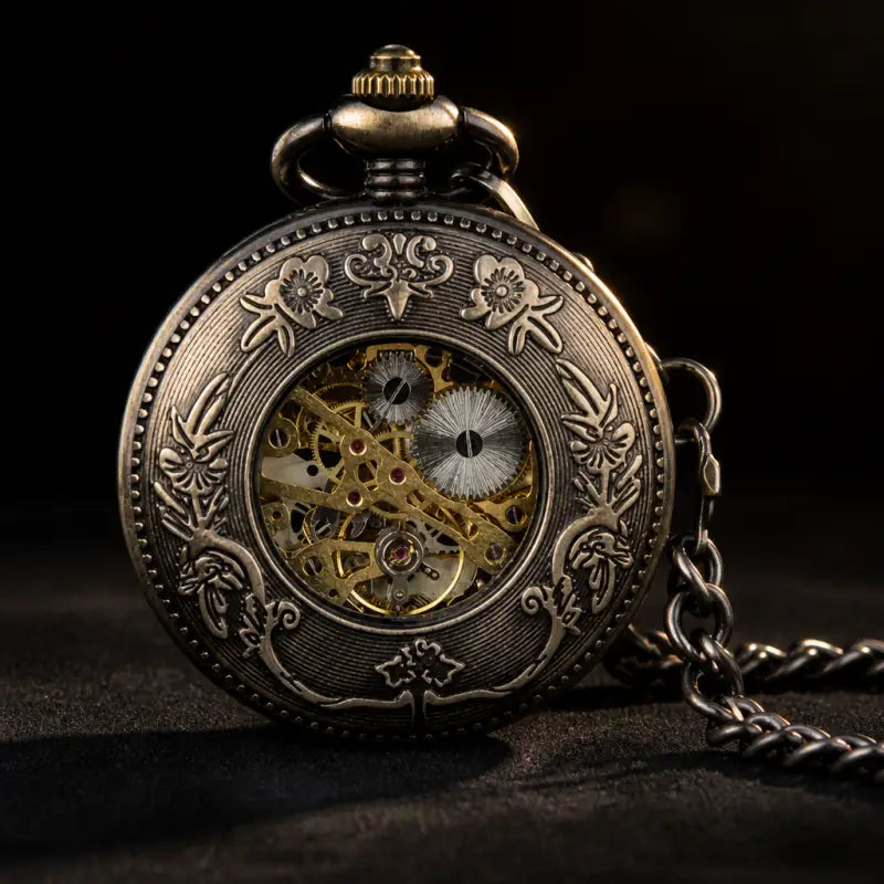 Mechanisch zakhorloge met houten skelet - Univers Gousset