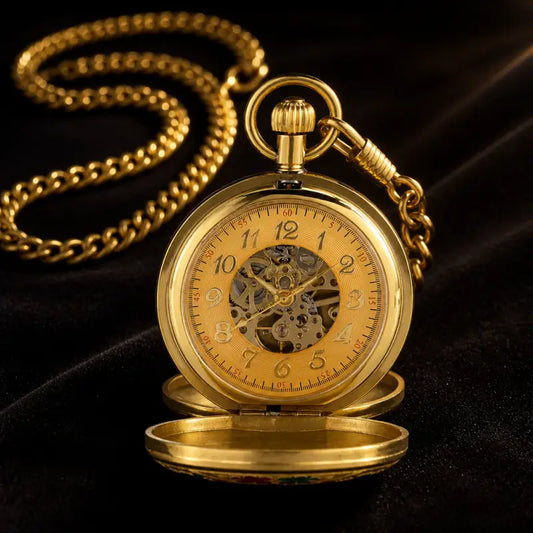 Double Hunter mechanisch dameszakhorloge - Univers Gousset
