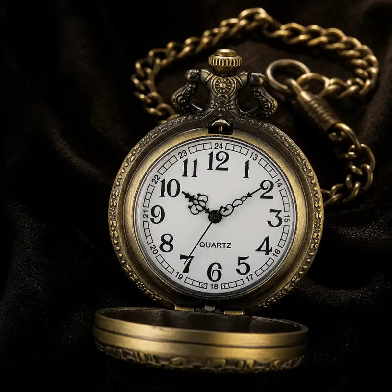 Vintage dames quartz zakhorloge ketting - Univers Gousset