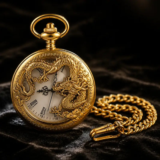 Dames quartz zakhorlogeketting - Univers Gousset