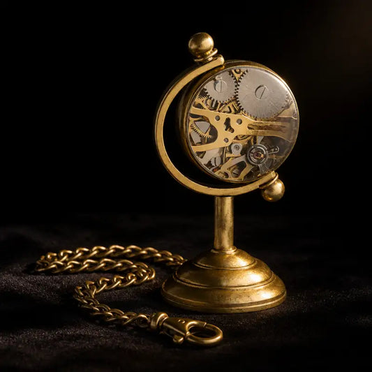 Terrestrial Globe mechanisch zakhorloge - Univers Gousset