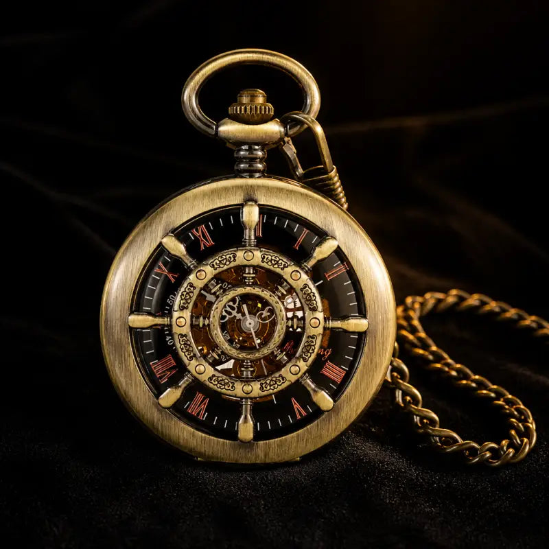 Vintage roer mechanisch zakhorloge - Univers Gousset