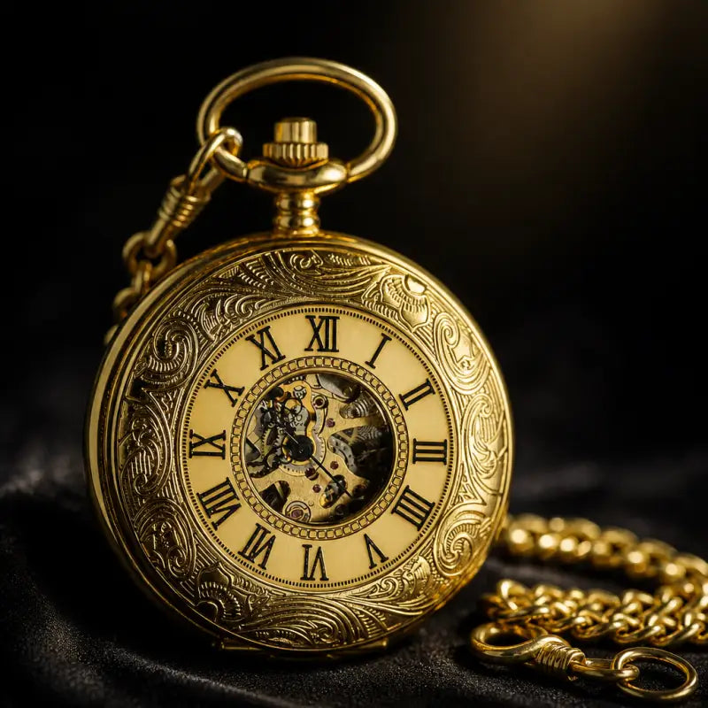 Mechanisch Demi-hunter-zakhorloge voor heren - Univers Gousset