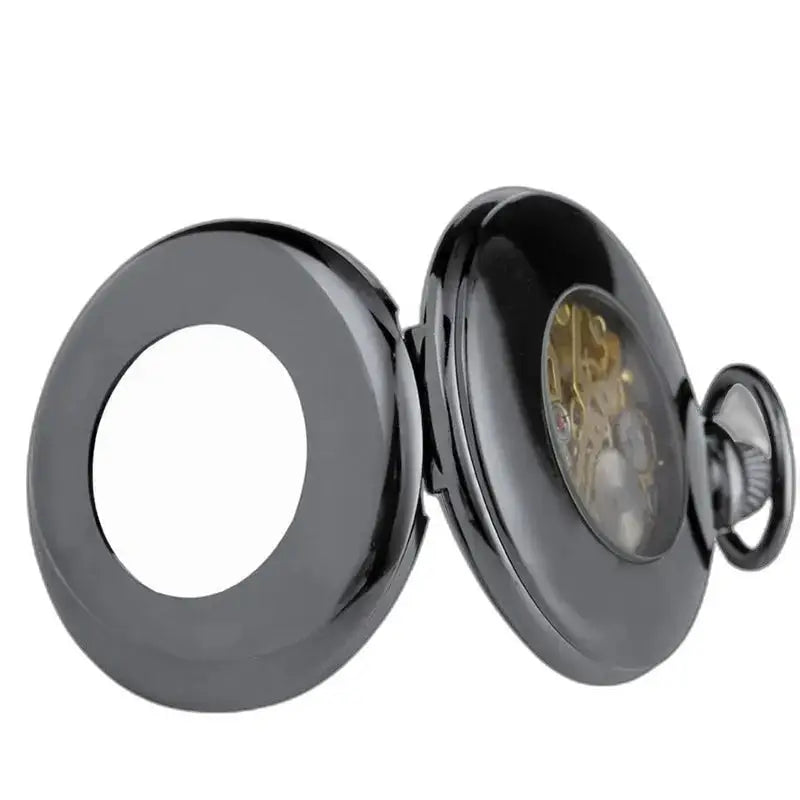 Herenzakhorloge Demi Chasseur Chic met open zwarte kap