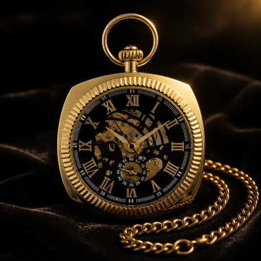 Mechanisch zakhorloge voor heren met open wijzerplaat - Univers Gousset