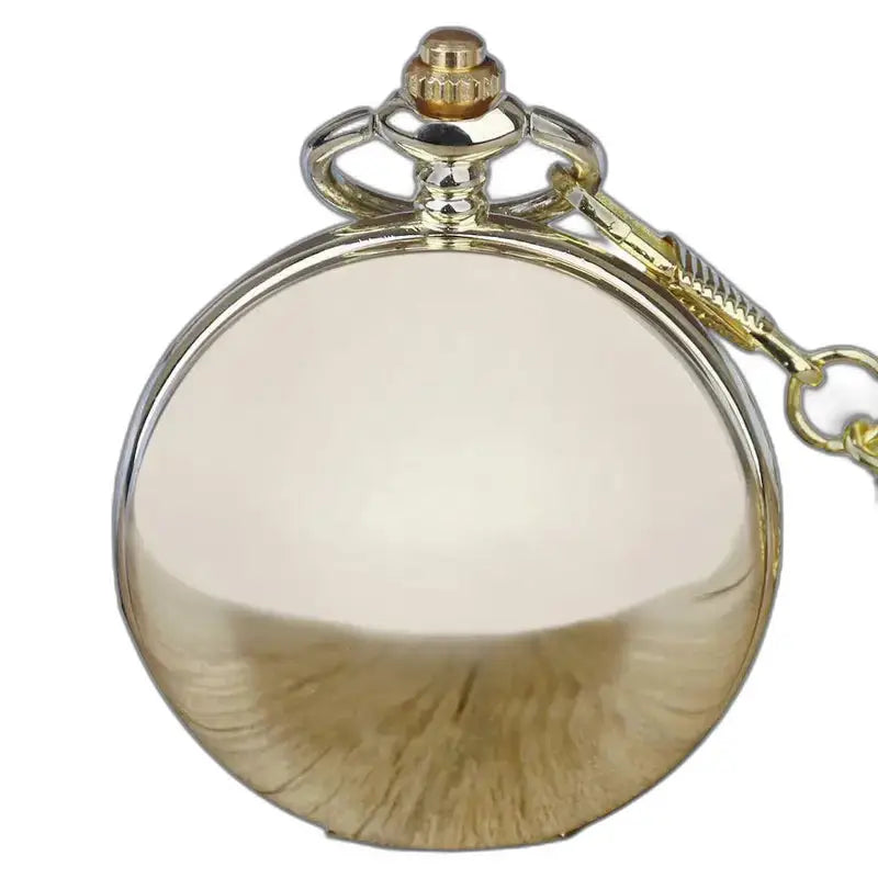 Luxe zwartgouden mechanisch zakhorloge met gouden ketting en elegant ontwerp