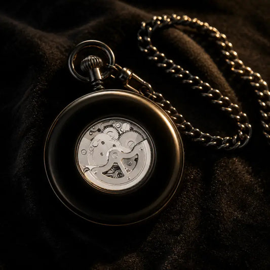 Mechanisch zakhorloge met open gezicht voor heren - Univers Gousset