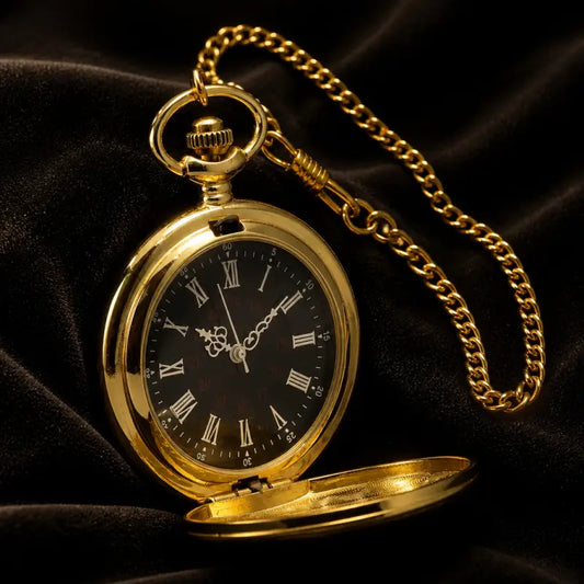 Romeins Half Hunter quartz zakhorloge - Univers Gousset