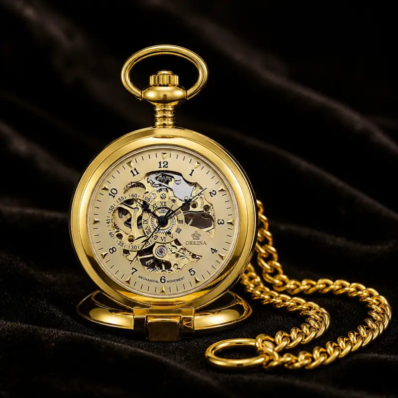 Mechanisch Demi-hunter-zakhorloge voor heren - Univers Gousset