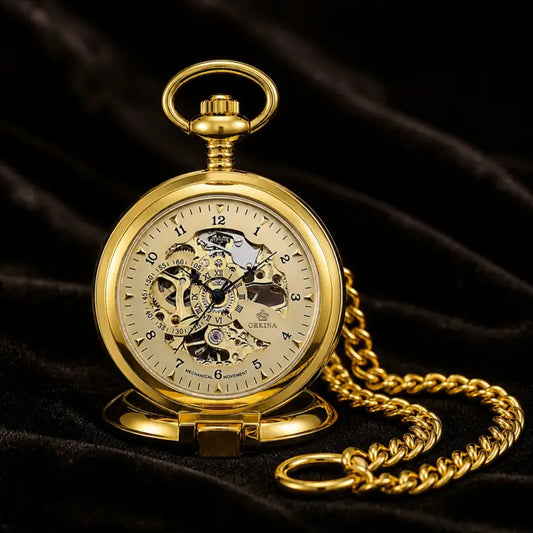 Mechanisch Demi-hunter-zakhorloge voor heren - Univers Gousset