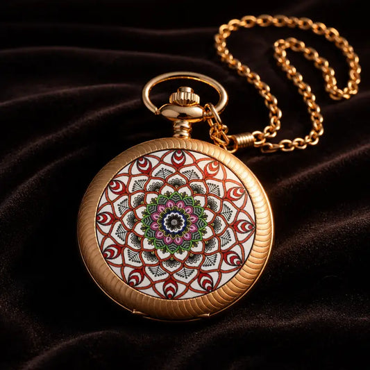 Kwartszakhorloge voor dames met draaischijf - Univers Gousset