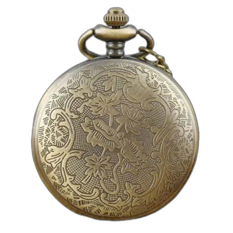 Zakhorlogehanger in sierlijk brons, tijdloos luxe accessoire