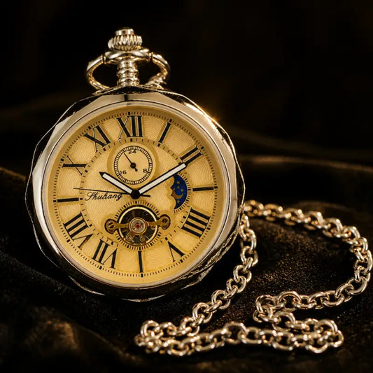 Mechanisch zakhorloge met maanfase voor heren - Univers Gousset