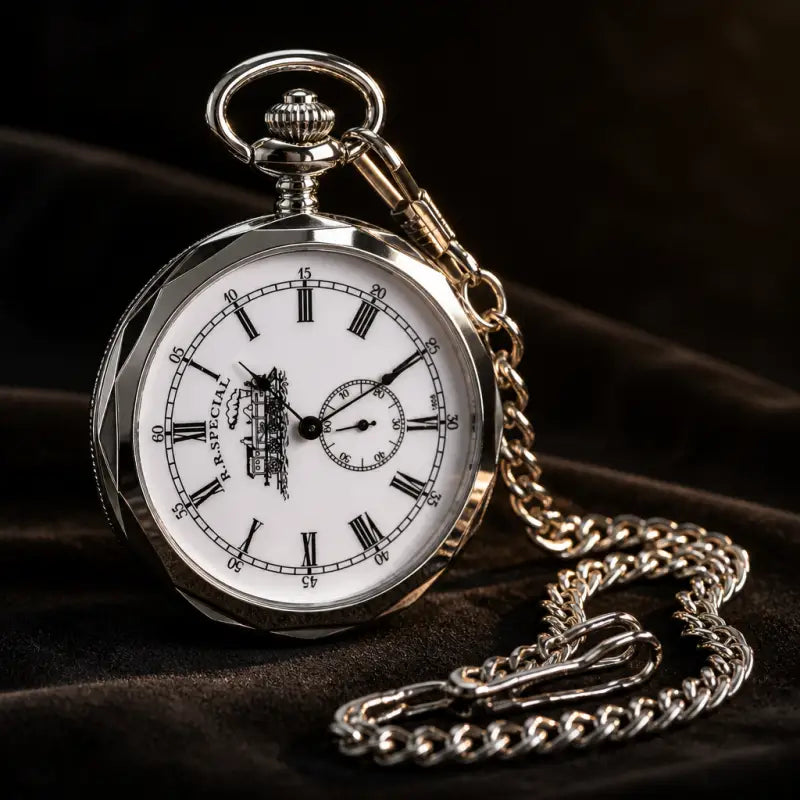Vintage mechanisch zakhorloge met open gezicht - Univers Gousset