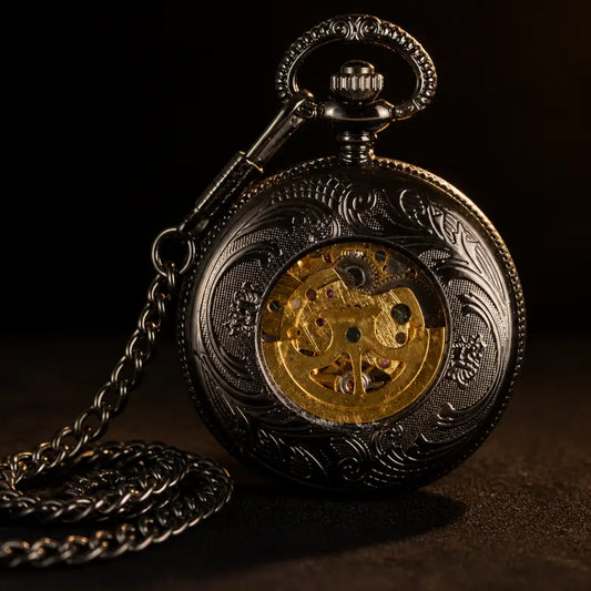Mechanisch zakhorloge met skelethart - Univers Gousset