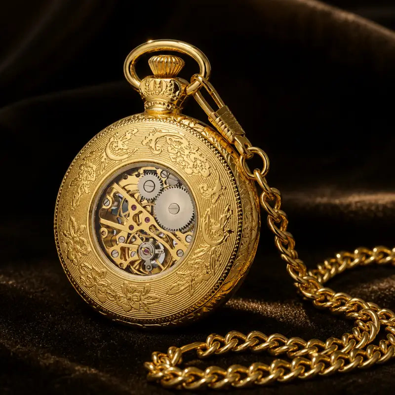 Mechanisch skeletzakhorloge met open wijzerplaat - Univers Gousset