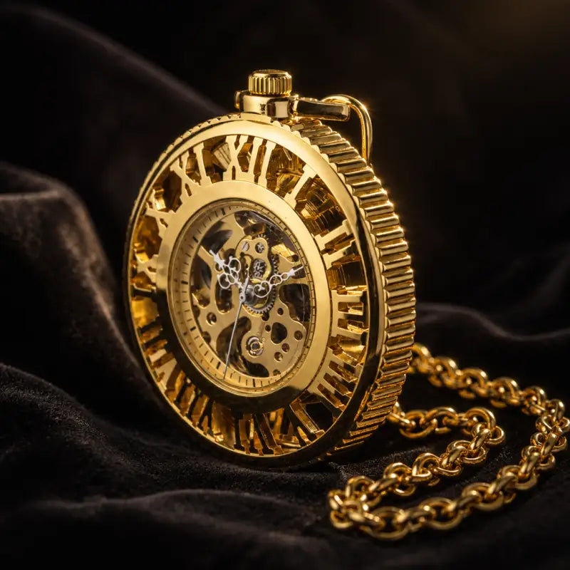 Mechanisch zakhorloge met Romeins skelet - Univers Gousset
