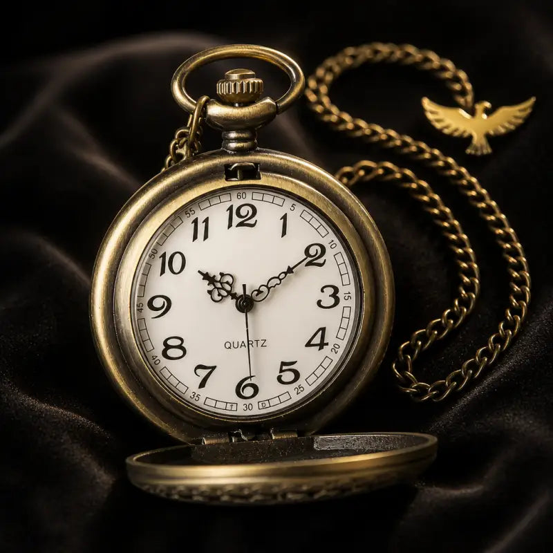 Vintage dameszakhorloge met opengewerkte hanger - Univers Gousset