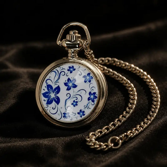 Keramiek hangend dameszakhorloge - Univers Gousset