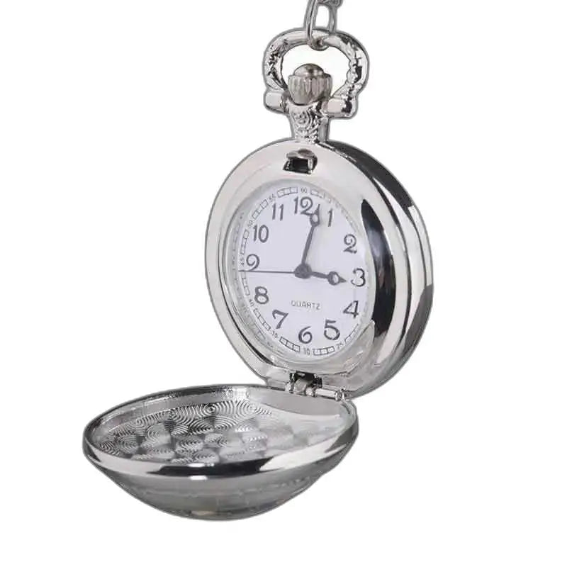 Dameshorloge met boomhanger, open deksel en elegant detail